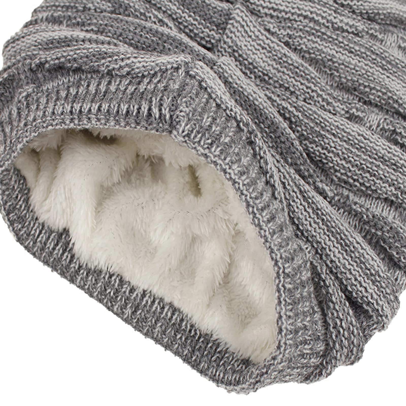 Women's Winter Beanie Hats - Warm Chunky Cable Knit Soft Wool Hats for Cold Weather - Cozy Outdoor Activities & Snow Sports Accessories