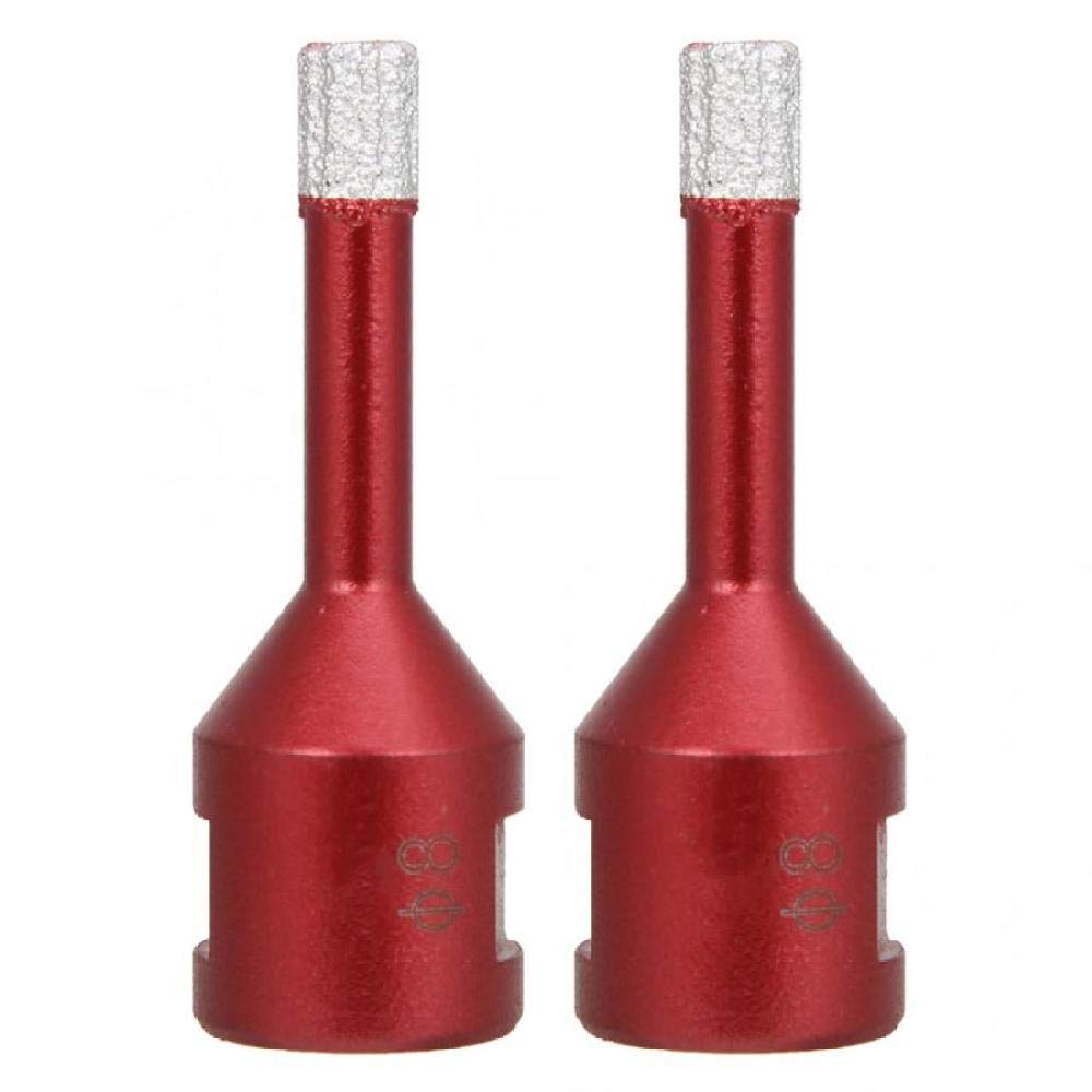 Diamond Hole Saw Drill Bit Set - 2 Pcs 8mm M14 Female Thread Angle Grinder Attachment for Wood, Metal & Tile - Perfect for DIY Projects, Home Renovation & Professional Construction Work