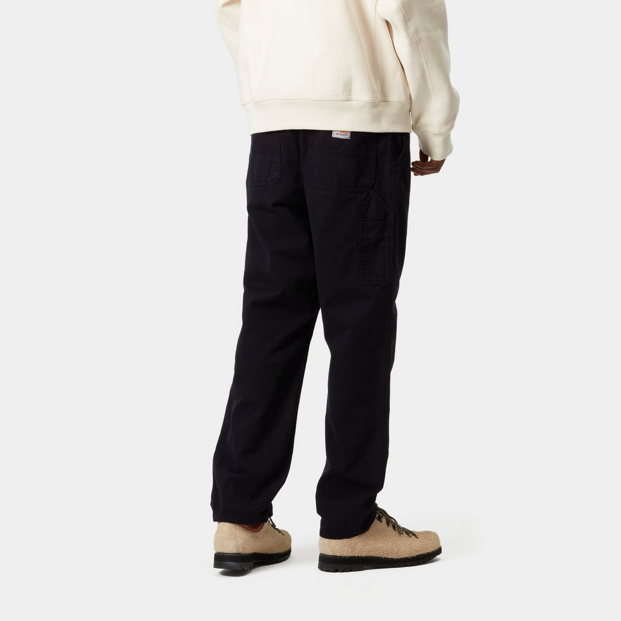 Flint Twill Pants for Men - Classic Black Casual Trousers | Perfect for Office, Travel & Everyday Wear