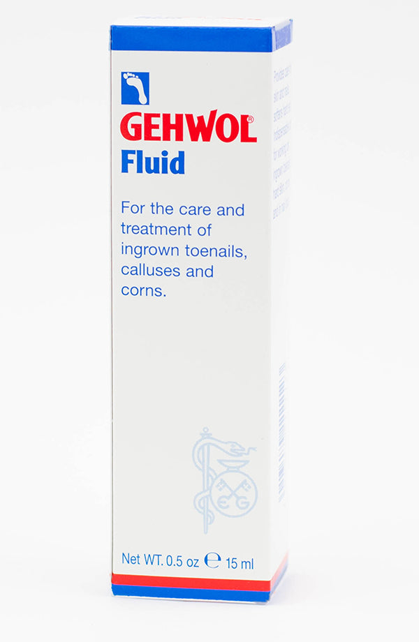 Gehwol Foot Care Fluid - 0.5 fl oz - Moisturizing & Nourishing Treatment for Dry Cracked Feet - Perfect for Pedicures & Daily Foot Care Routine