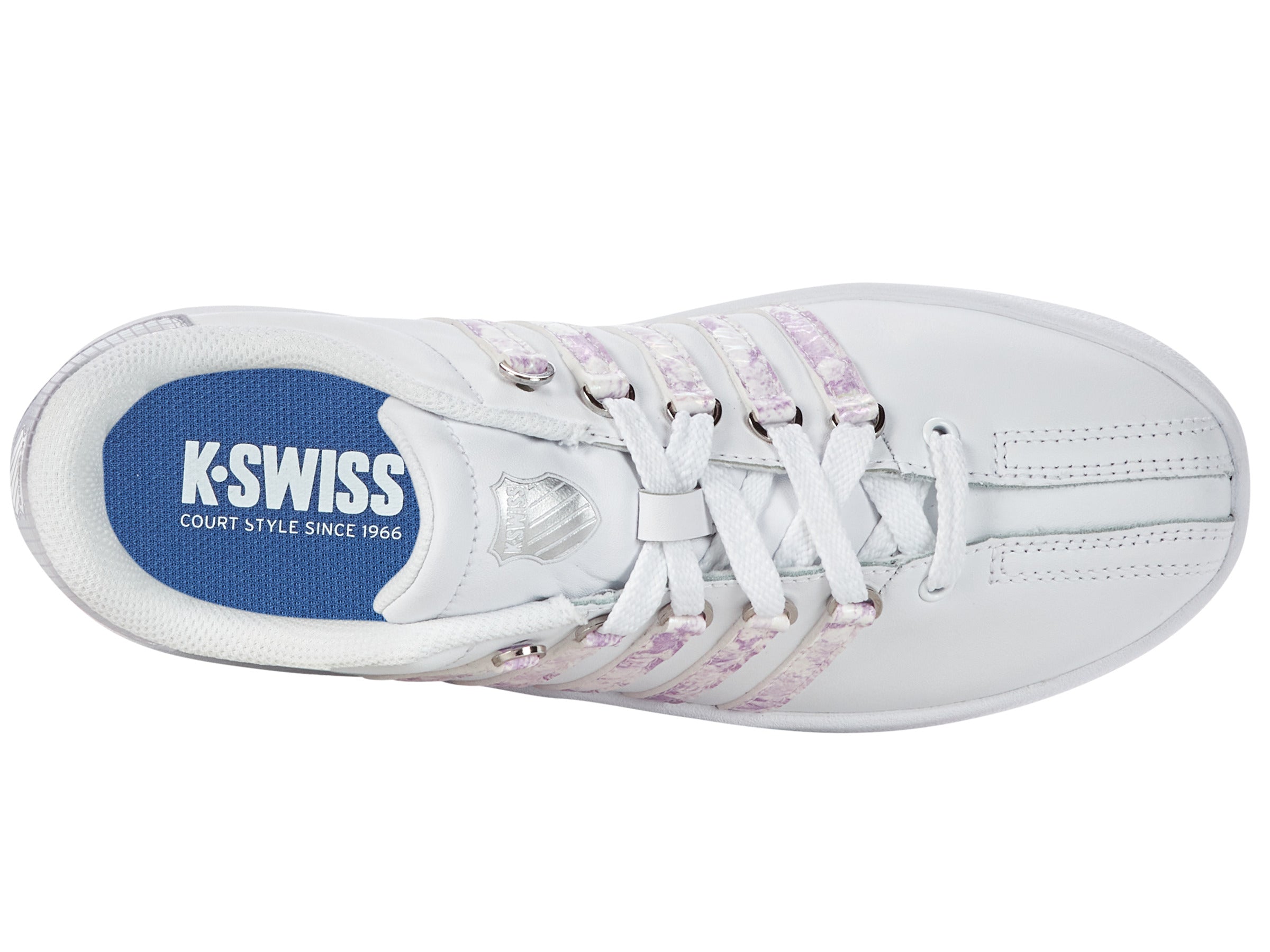 Classic VN Sneakers for Women - White/Lilac Snow Color - Comfortable Casual Shoes for Walking, Running & Everyday Wear