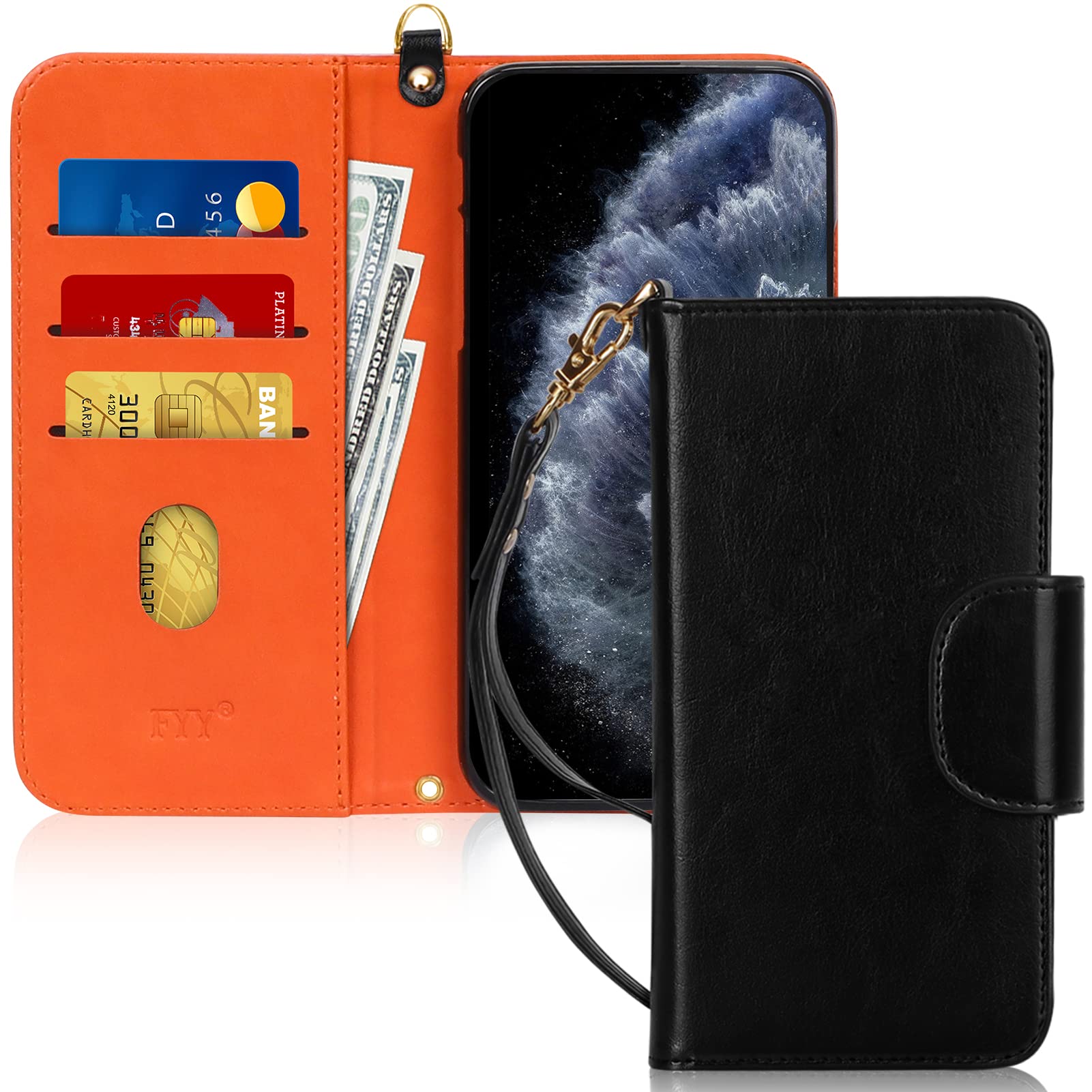 Premium PU Leather Wallet Case for iPhone 11 Pro Max 6.5
