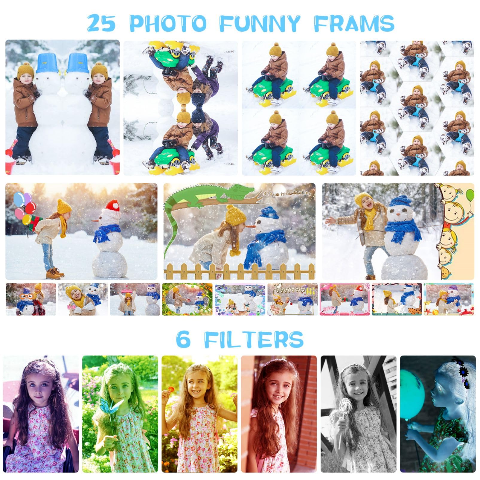 Kids Digital Camera with 180° Flip Lens - 2.4in IPS LCD Screen & Protective Silicone Case - Best Selfie Camera Toy for Boys Girls Ages 3-10 - Perfect Christmas Birthday Gift for Toddlers - Capture Family Moments, Travel Adventures & School Activities