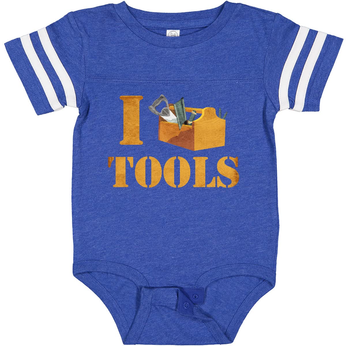 Inktastic I Love Tools Baby Bodysuit - Cute & Comfortable Infant Onesie for DIY & Construction Dads - Perfect for Father's Day, Baby Showers & Family Photos