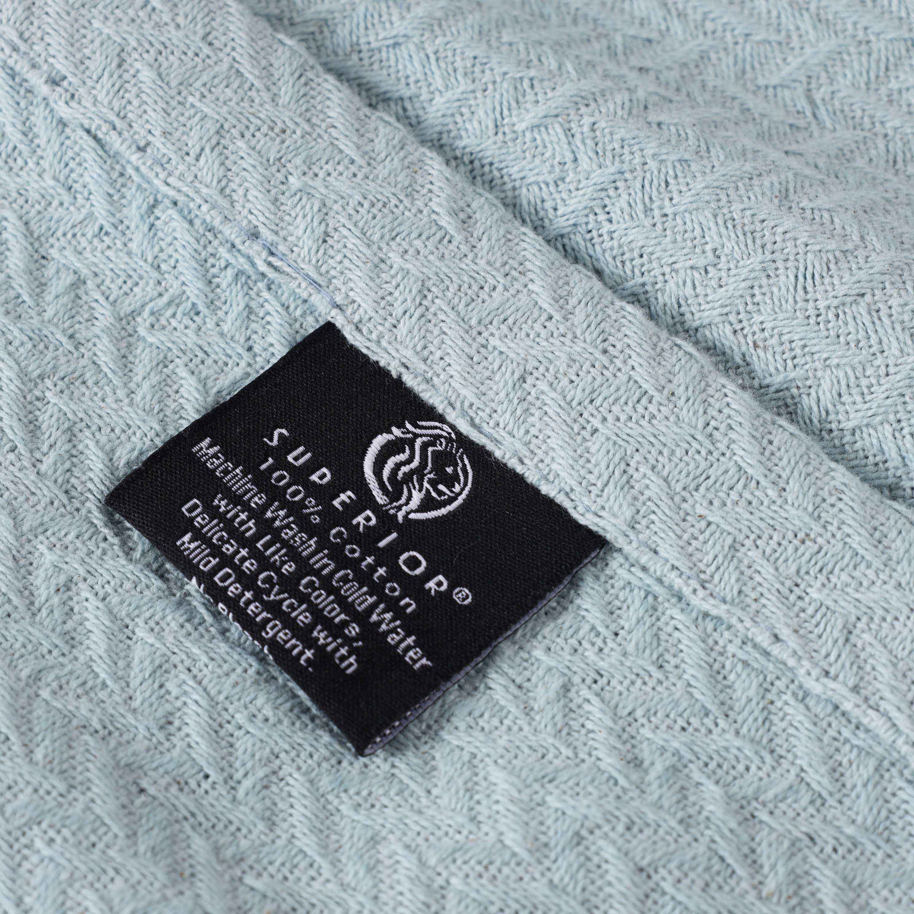 Premium Nobel Cotton Textured Chevron Lightweight Woven Blanket - Soft & Breathable Throw for Sofa, Bed, and Outdoor Picnics - Cozy Home Decor & Travel Companion