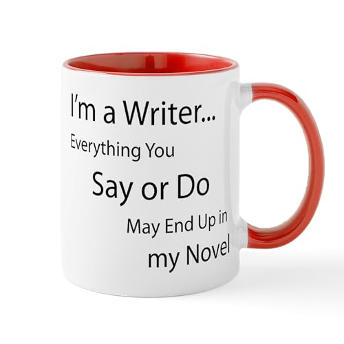 White/Red Inside - Writer Mugs