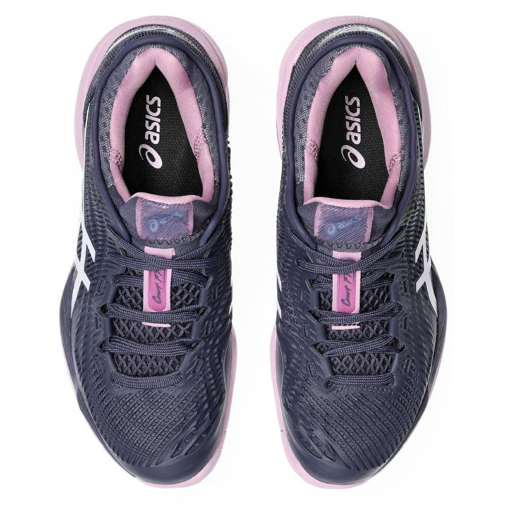ASICS Court FF 3 Women's Tennis Shoes - Indigo Fog/White - High-Performance Indoor & Outdoor Court Shoes for Competitive Play & Training