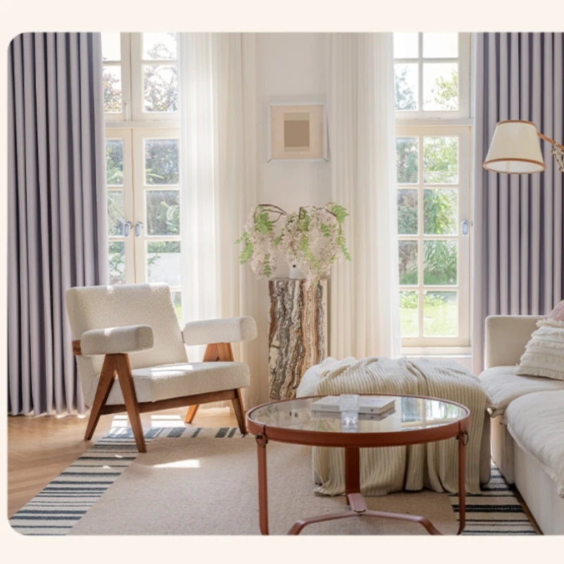 Amina Chenille Blackout Curtains - Thermal Insulated Custom Window Drapes for Bedroom & Living Room - Noise Reducing & Light Blocking for Better Sleep & Privacy