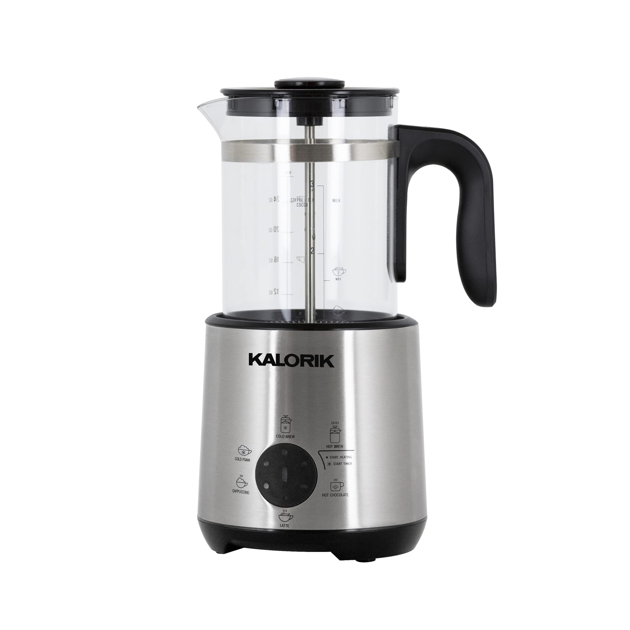 KALORIK Bartista Beverage Maker - Electric Coffee & Tea Machine for Home & Office - Perfect for Espresso, Cappuccino & Hot Chocolate - Compact & Easy to Use