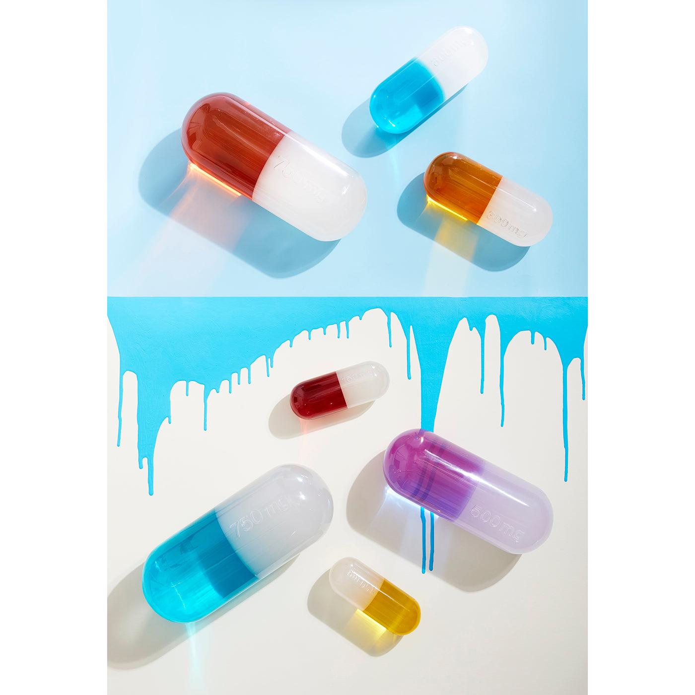 Medium Acrylic Pill Organizer - 7-Day Weekly Pill Box with AM/PM Compartments for Vitamins, Supplements & Medications | Perfect for Travel, Home & Office Use