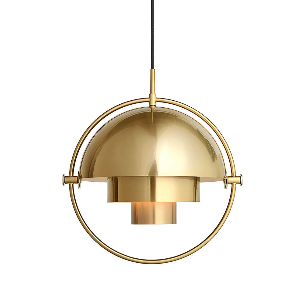 Unique Deformed Ball Pendant Light - Modern Handmade Glass Ceiling Fixture for Dining Room, Bedroom & Living Room Decor