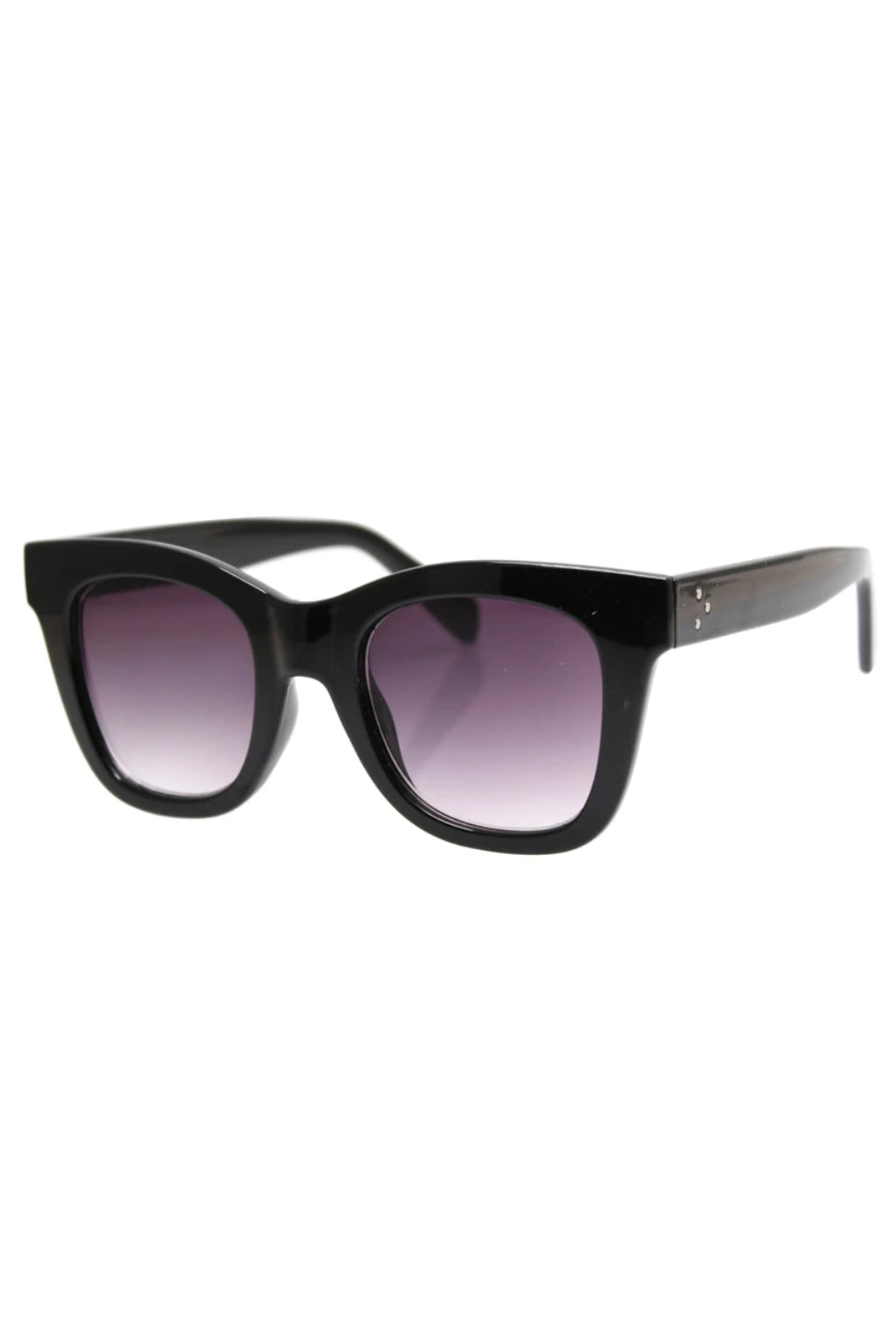 Crush Black Square Oversized Sunglasses for Women - UV Protection, Fashionable & Trendy - Perfect for Beach, Driving, and Outdoor Activities