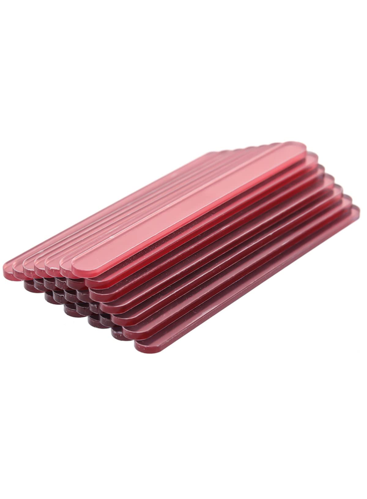 CAKE DECOR™ Rose Gold Acrylic Ice Cream Sticks (10pcs) - Perfect for Cakesicles, Popsicles, Candy Making & DIY Dessert Decorations