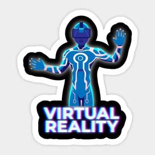 Premium Vinyl Stickers for VR Gaming & Virtual Reality - Waterproof Laptop Decals, Funny Cyber Gamer Stickers for Water Bottles, Tech Gifts - Perfect for Gaming Setups, Laptops & Accessories