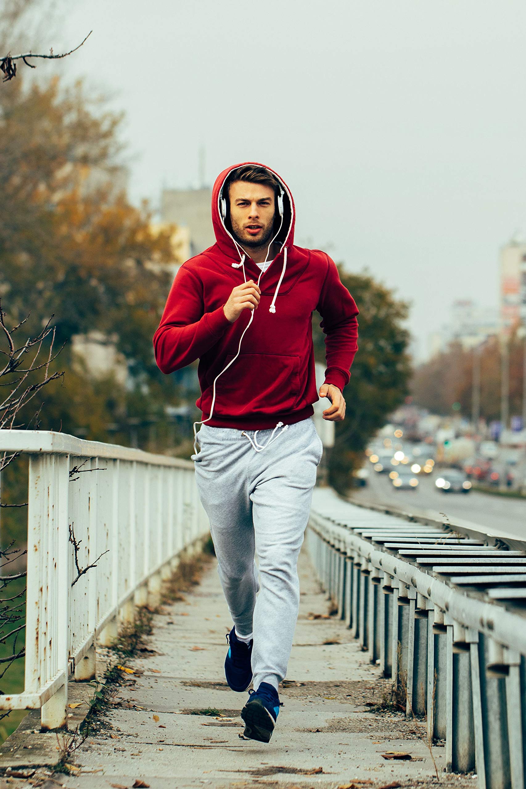 Men's Slim Fit Joggers Sweatpants - Cotton Folks CF U Comfies | Gym Workout & Lounge Pants | Comfortable Athletic Wear for Running, Yoga & Casual Outfits | Designed in California