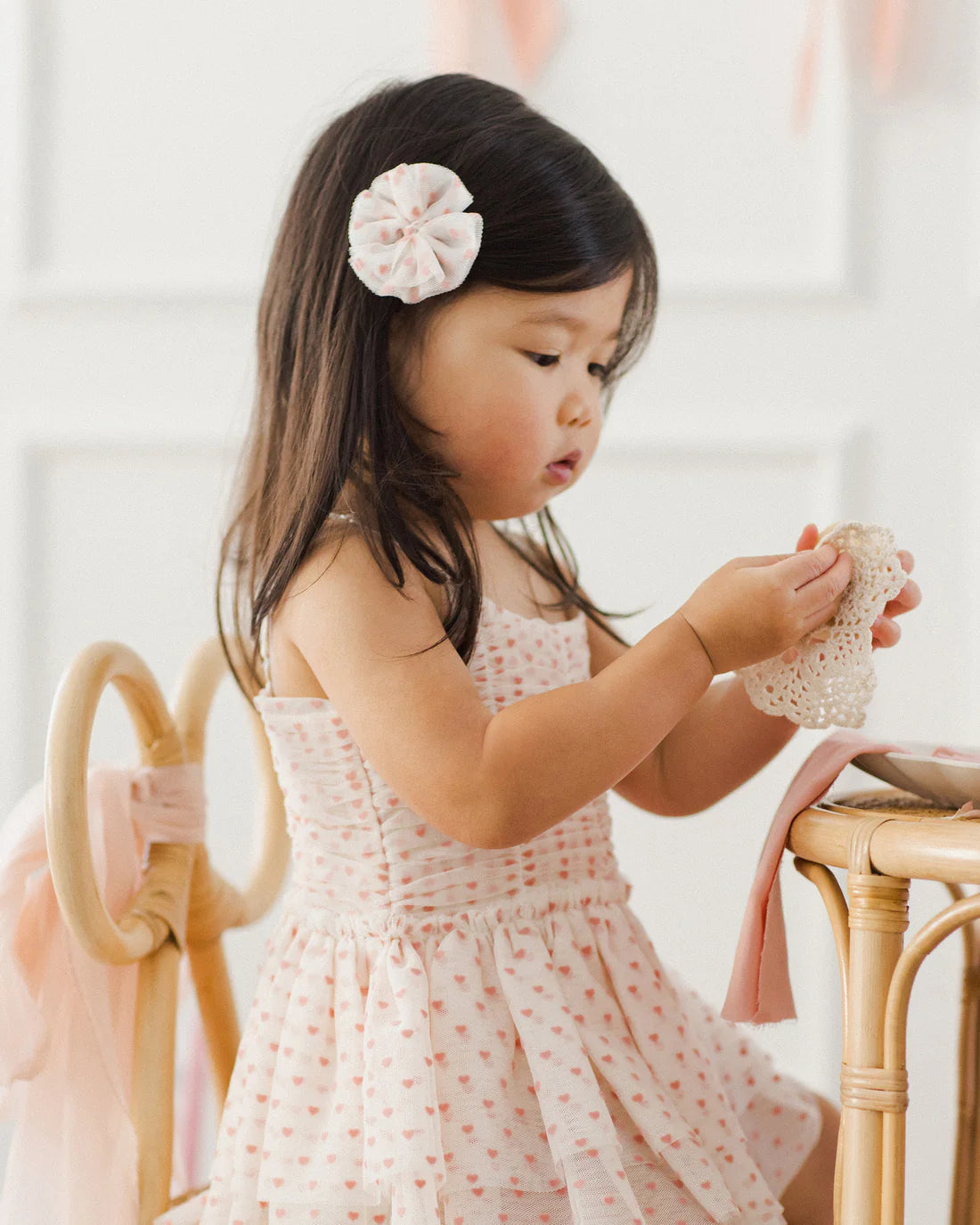 Nora Lee Witely Tutu Hearts - Adorable Ballet Skirt for Girls, Perfect for Dance Recitals, Birthday Parties & Photo Shoots