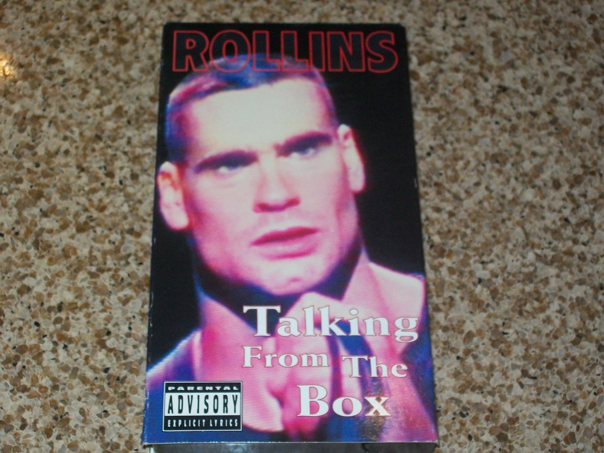 Rollins: Talking from the Box [VHS] - Vintage Henry Rollins Performance - Motivational Speaking & Punk Rock Collectible for Music Fans and Inspirational Content Lovers