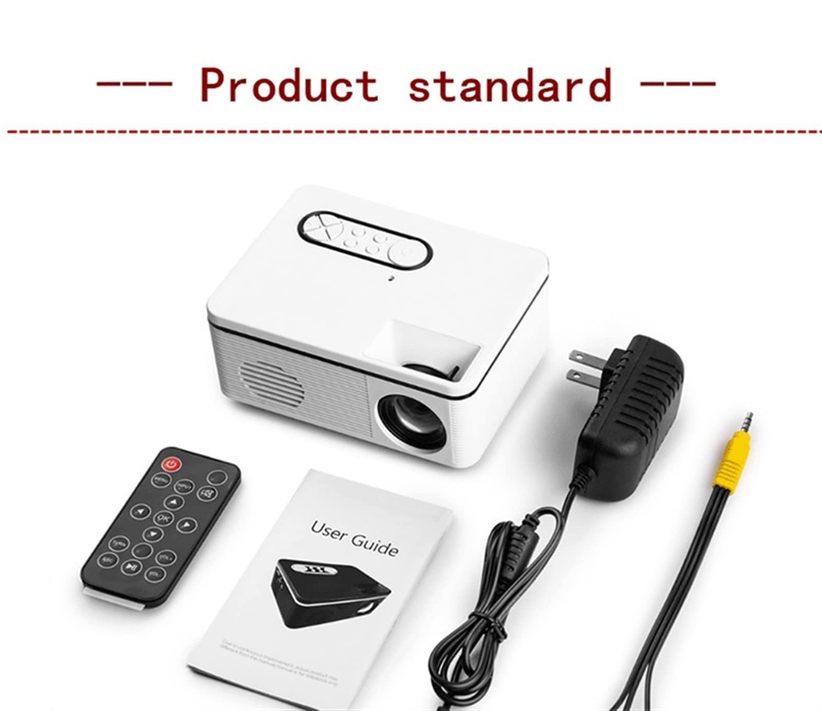 SVIOR 1080P Portable Mini Projector - Wireless Home Theater Projector for iPhone & Android | Ideal for Movies, Gaming & Outdoor Camping