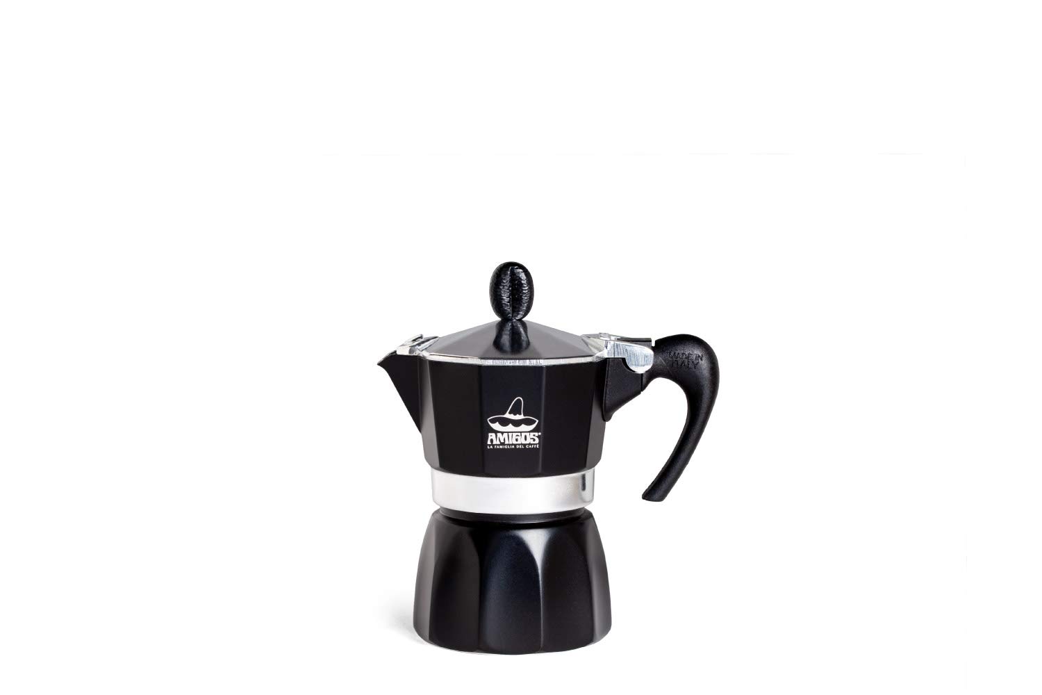 AMIGOS CAFFE' - Single Serve Coffee Maker for Home & Office - Perfect for Espresso, Americano and Cappuccino Lovers