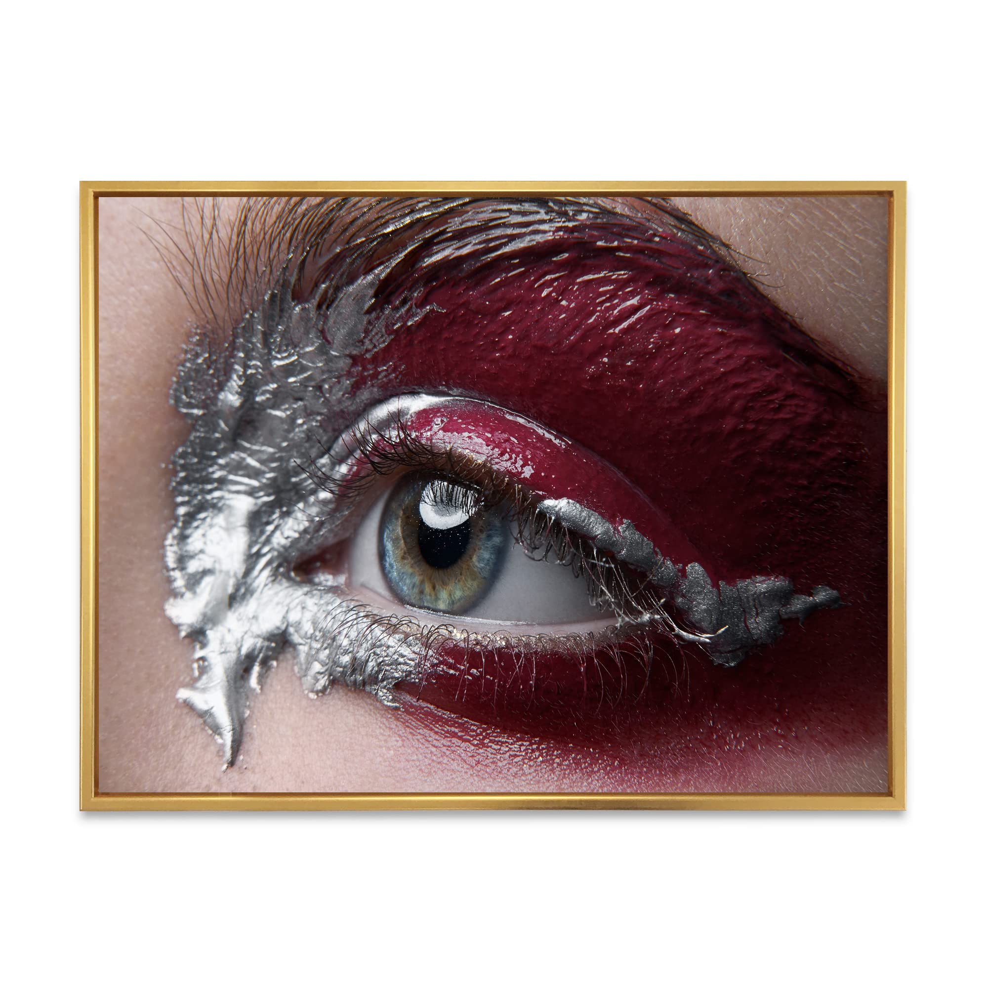 DesignQ Retouched Photo - Modern Framed Canvas Wall Art Print for Living Room, Bedroom & Office Decor | High-Quality Home Wall Decorations