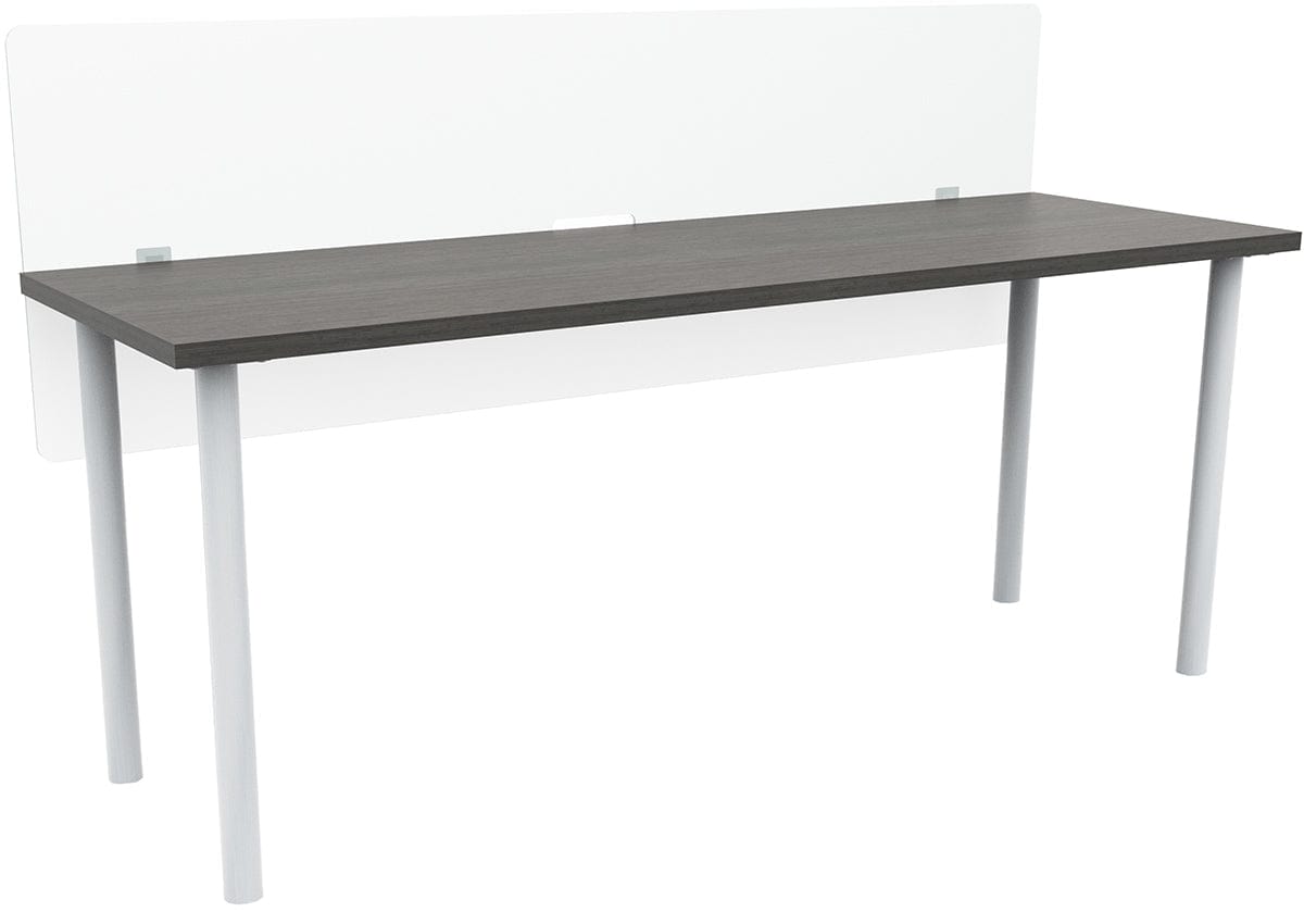 Safco JURNI 72 x 24 Inch Multi-Purpose Adjustable Height Table with T-Leg Base & Locking Casters - JN7224NFXTCA - Perfect for Office, Classroom, Conference Room & Home Workspace