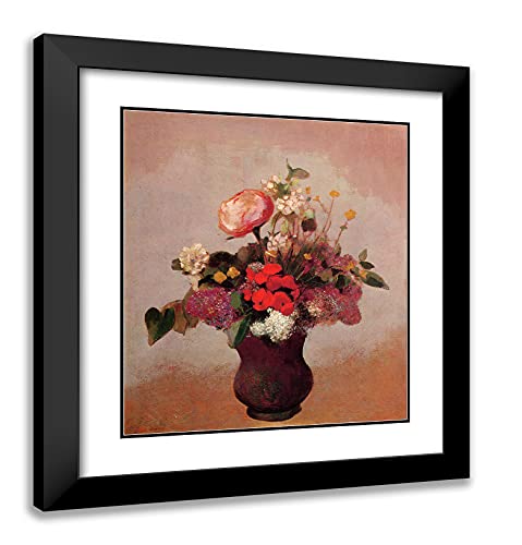 Black Modern Wood Frame with Double Matting