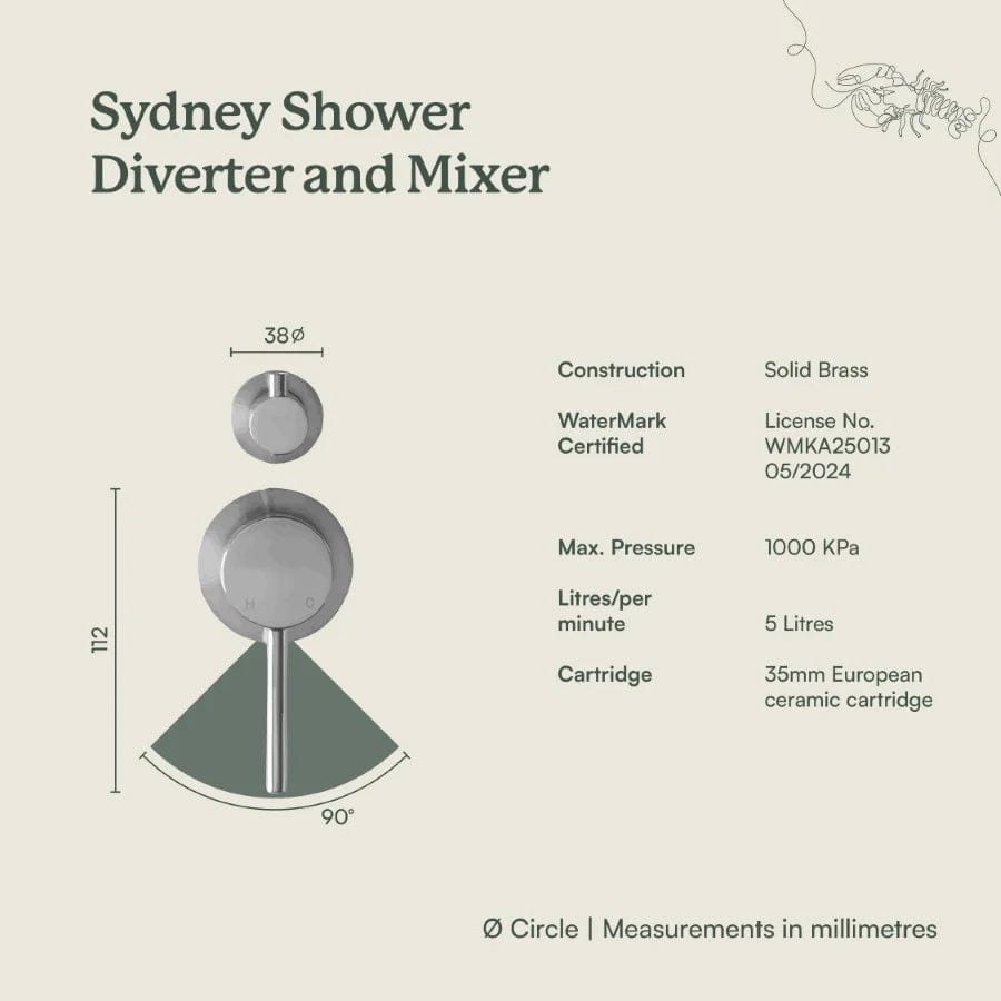 Premium Matte Black Shower Diverter and Mixer Valve - Perfect for Bathroom Renovations and Modern Home Upgrades