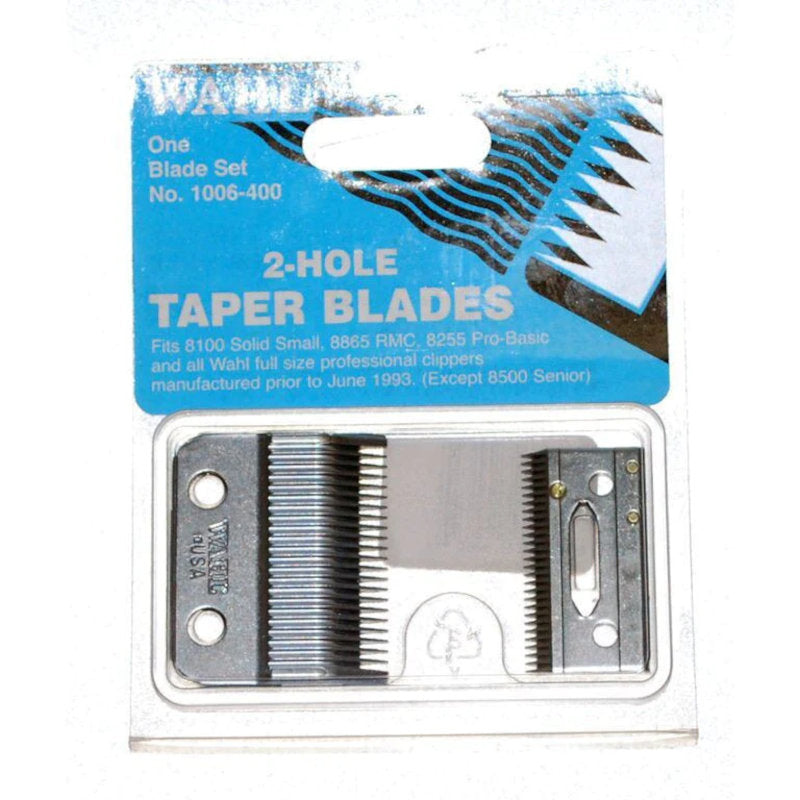 Wahl 2 Hole Taper Blades for Professional Hair Clippers - Replacement Blades for Barbers & Stylists - Perfect for Fades, Tapers & Precision Haircuts