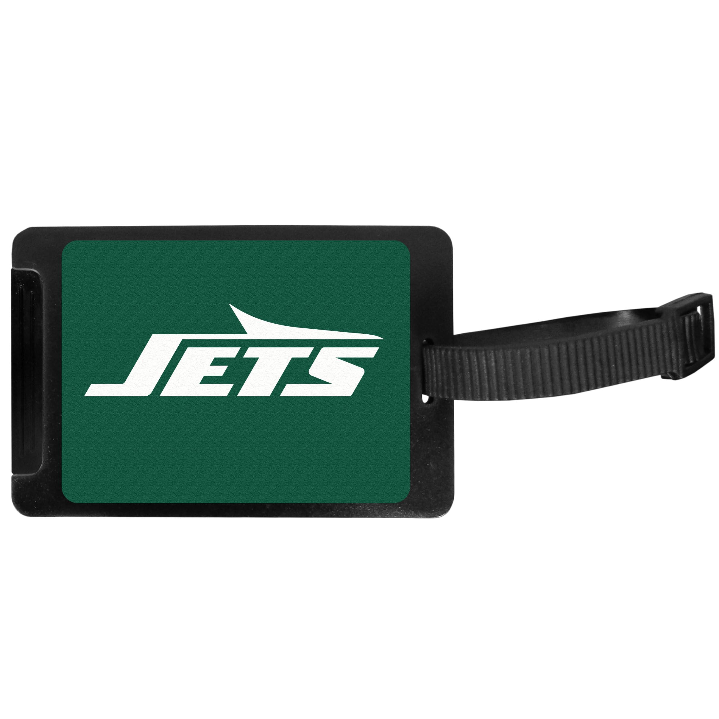 Official NFL New York Jets Luggage Tag - Durable Travel ID Bag Tag for Jets Fans - Perfect for Suitcases, Backpacks & Carry-Ons (Football Game Trips, Business Travel, Vacation)