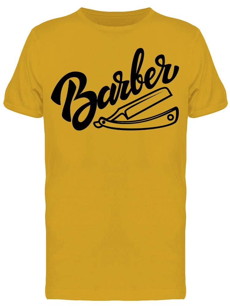 Smartprints Barber Scissors T-Shirt for Men - Comfortable & Stylish Barber Apparel for Salon Professionals & Hair Stylists