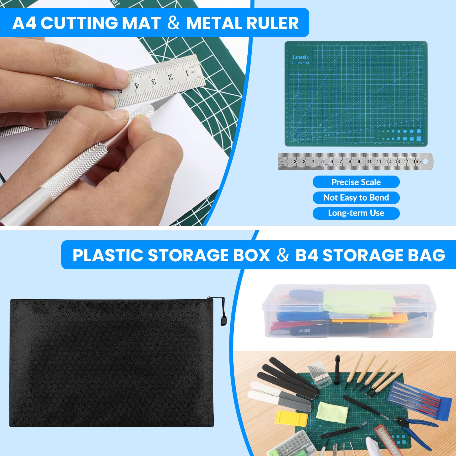 82 Pcs Professional Gundam Model Tool Kit - Plastic Model Building Tools for Adults, Hobby Craft Set for Repairing & Fixing | Perfect for Gundam Kits, Model Cars & DIY Projects