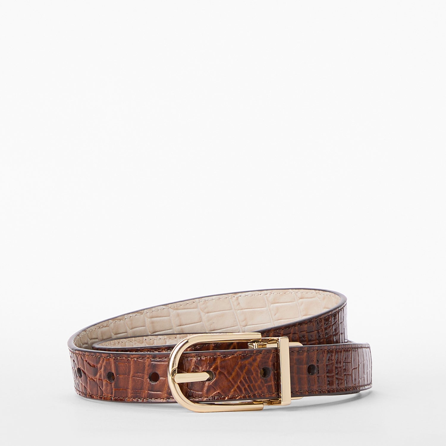 Reversible Belt Small Contour Classic Croc - Stylish & Versatile for Men & Women - Perfect for Casual, Office & Formal Wear