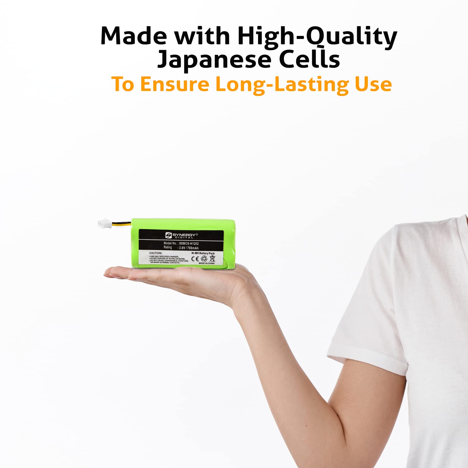 Synergy Digital Symbol LS4278 Barcode Scanner Battery Combo Pack - 2 x SDBCS-H1202 Rechargeable Batteries for Retail, Warehouse & Inventory Management - Perfect for Long Shifts & High-Volume Scanning
