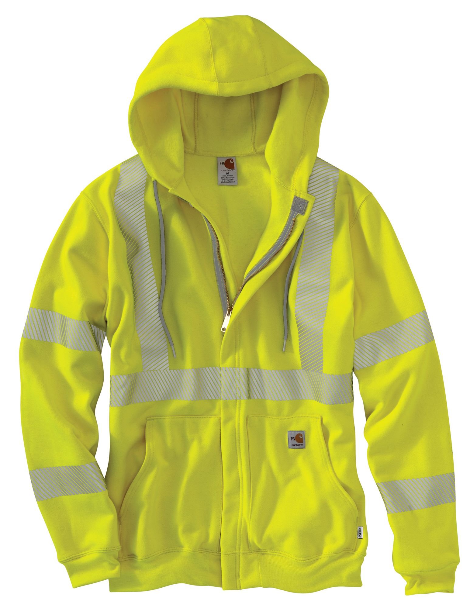 Carhartt Men's Big & Tall Flame Resistant High Visibility Heavyweight Sweatshirt - Workwear for Construction, Oil Rig & Hazardous Job Sites