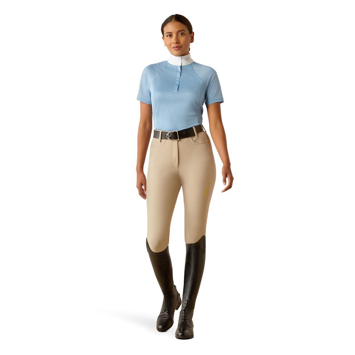 Ariat Women's Aptos Vent 2.0 Short Sleeve Show Shirt - Breathable Equestrian Riding Shirt for Horseback Riding & Competitions