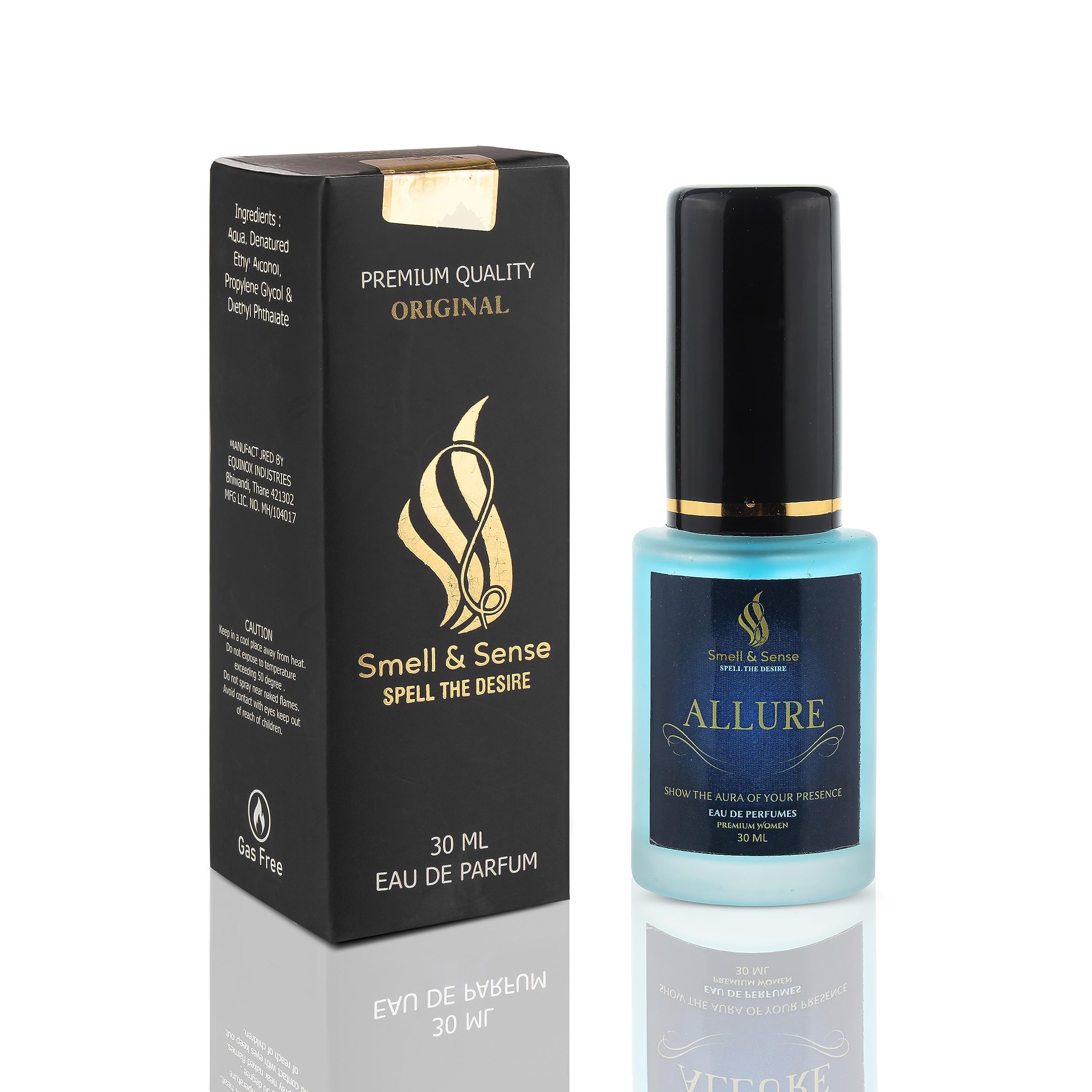 Premium Allure Woody Floral Musk Perfume for Women - 30ml Long Lasting Fragrance | Romantic Date & Evening Wear | Luxury Gift for Her