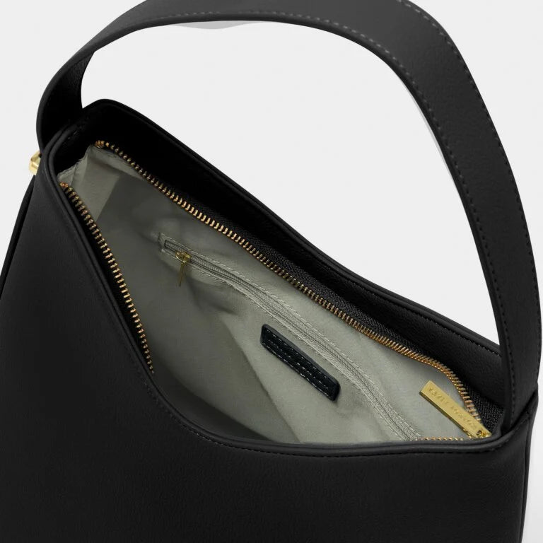 Katie Loxton Camille Shoulder Bag - Stylish Black Crossbody Purse for Women | Perfect for Work, Travel & Everyday Use