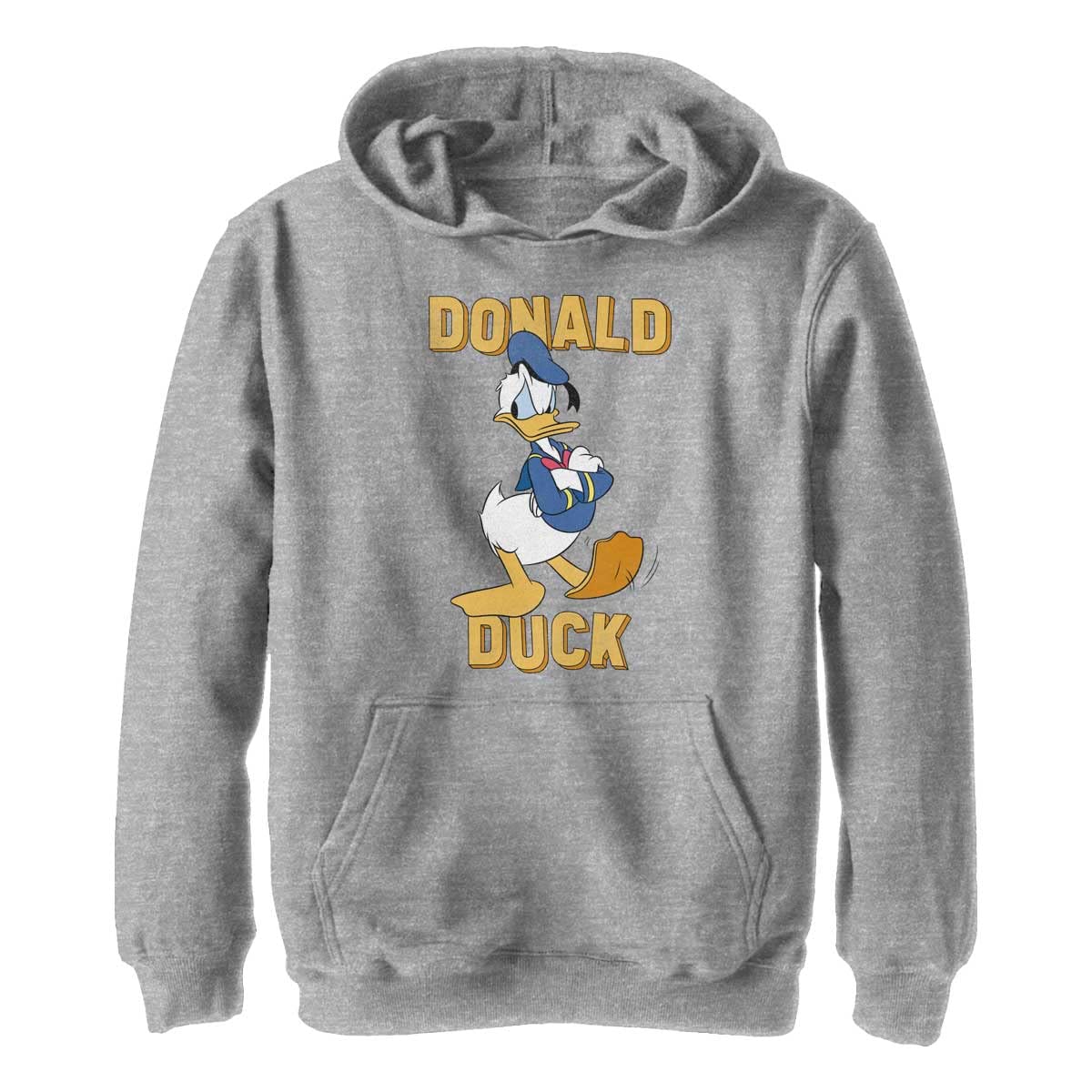 Disney Boys' Donald Duck Hoodie - Soft Cotton Pullover with Classic Cartoon Print - Perfect for Casual Wear, School, and Disney Theme Parties