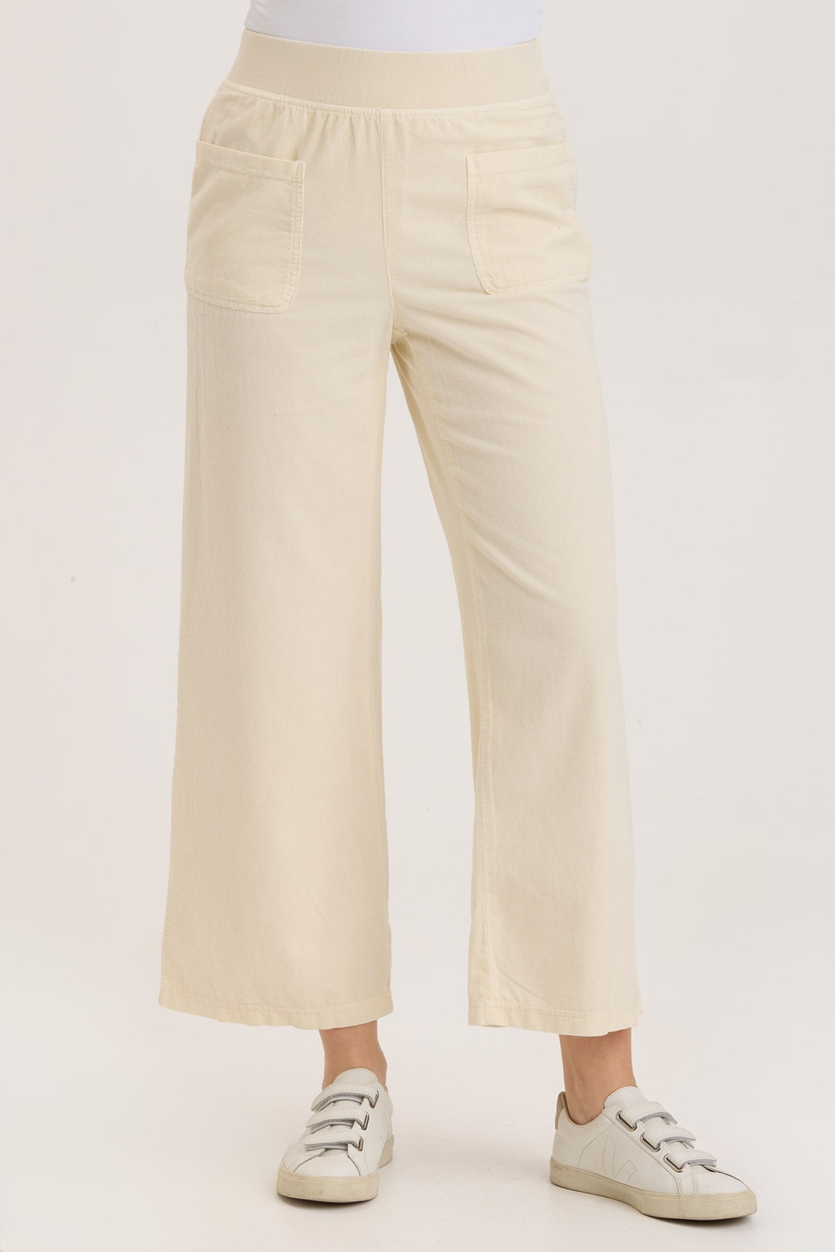 Jolene Wide Leg Toasted Almond Pants - Women's High Waisted Casual Trousers for Work, Office & Everyday Wear