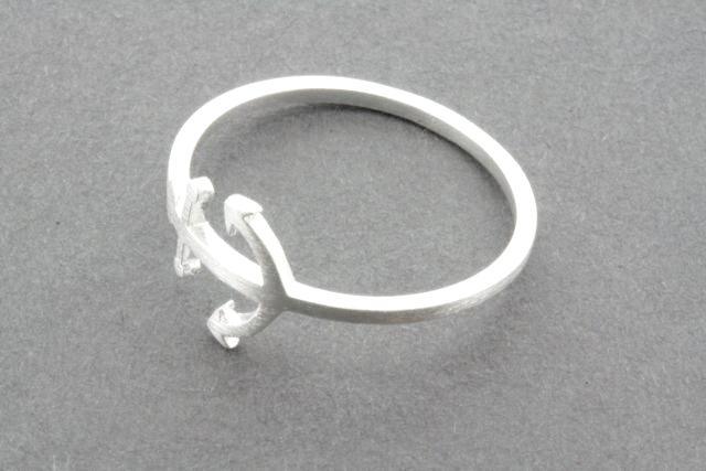 Sterling Silver Anchor Ring for Women - Nautical Jewelry Gift for Her - Perfect for Beach, Cruise & Summer Fashion