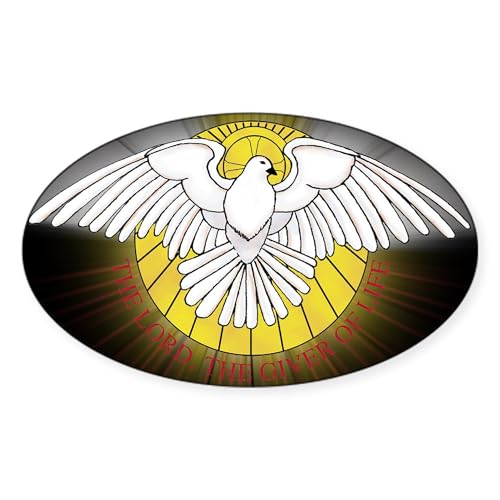 White - Holy Spirit Rectangle Sticker