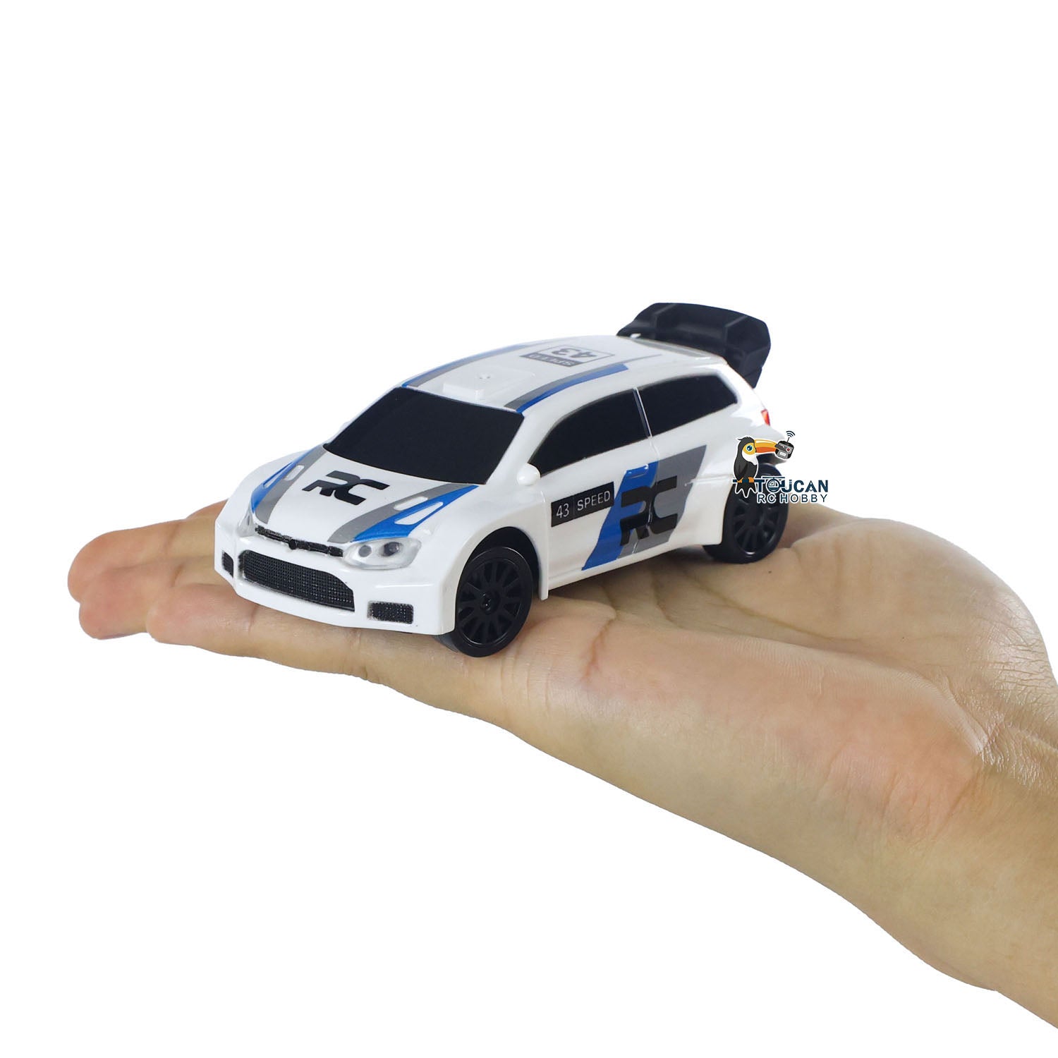 2.4GHz Mini RC Drift Car - 1/43 Scale High Speed 4WD Remote Control Racing Vehicle with Gyroscope & LED Lights - Ready to Run Toy Car for Kids & Adults - Perfect for Indoor Racing, Drift Challenges & Backyard Fun (US Stock)