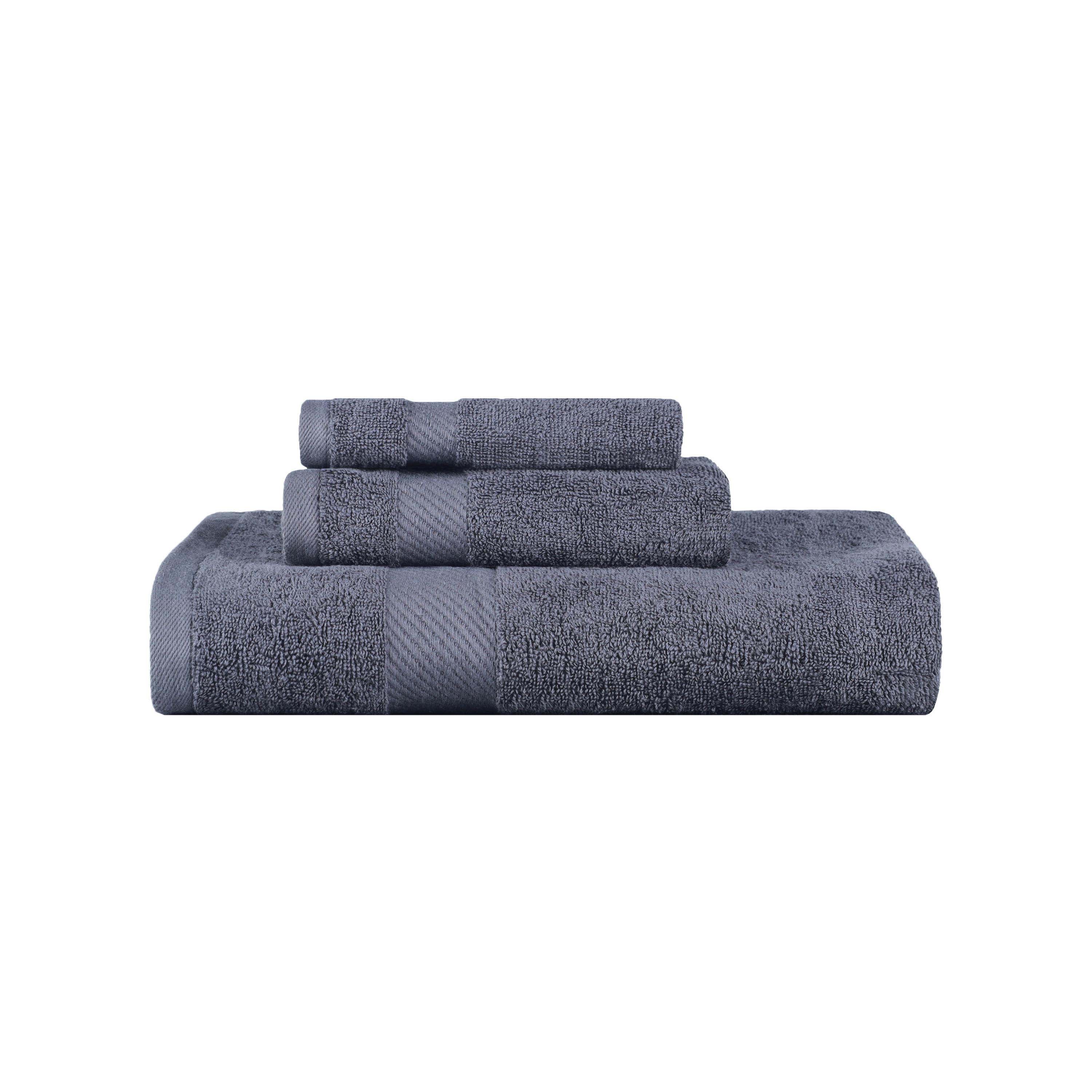 Premium Egyptian Cotton Quick-Drying 3-Piece Bath Towel Set - Ultra Soft & Absorbent for Spa, Gym & Luxury Home Use