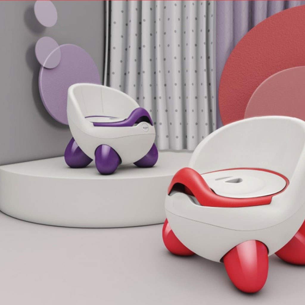Purple Toddler Potty Training Seat for Kids 1-3 Years Old - Adjustable Baby Toilet Trainer for Boys & Girls - Perfect for Home, Travel & Daycare Use