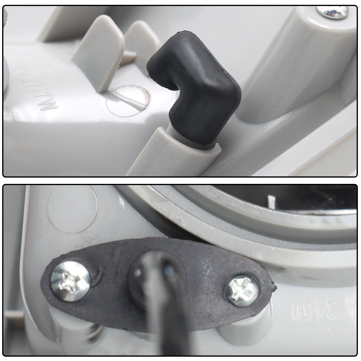 Black Headlight Assembly Pair for 2005-2015 Peterbilt 325 330 335 337 340 348 382 384 386 387 Trucks - Left Driver & Right Passenger Side Replacement - Perfect for Night Driving and Enhanced Road Safety