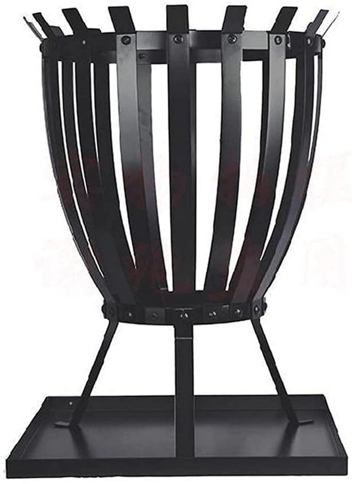 Portable Outdoor Fire Pit - Round Bonfire Hearth with Grill Rack for Backyard, Patio & Camping | Perfect for Garden Decor, Heating & BBQ Parties