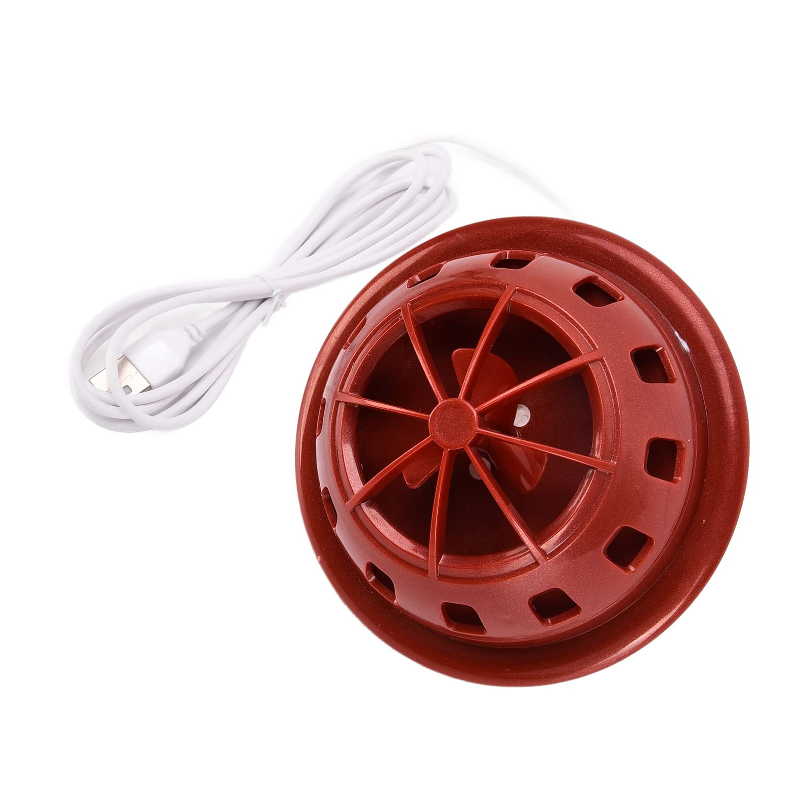 Liyeeo Mini Portable USB Dishwasher with Suction Cup - Compact Countertop Dish Washer for Small Bowls, Cups & Fruits | Perfect for Kitchen, Dorm, RV, Camping & Small Space Living (Red)