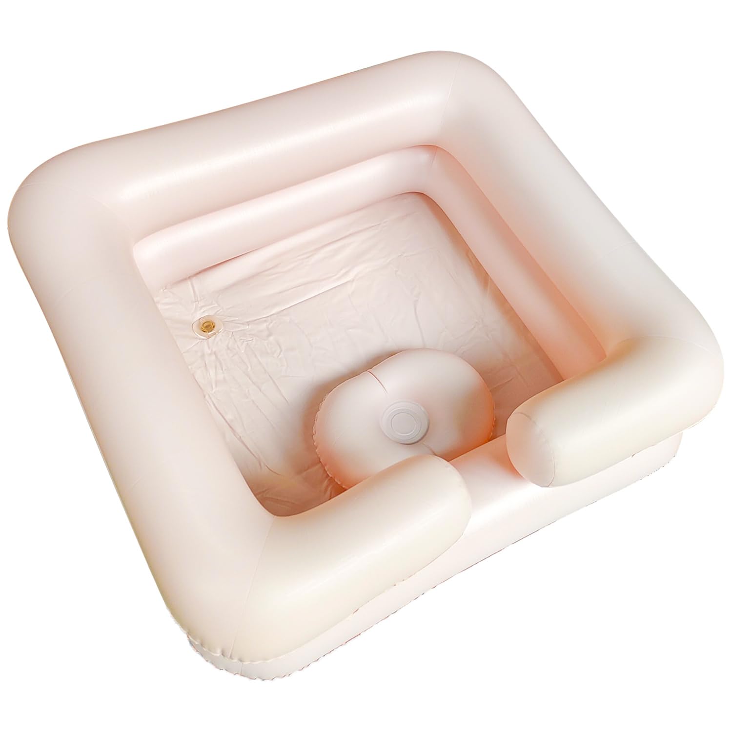 Portable Hair Washing Basin for Bedridden & Disabled - Adjustable Shampoo Bowl with Pillow Support (5-Piece Set) - Ideal for Home Care, Nursing Homes & Post-Surgery Recovery