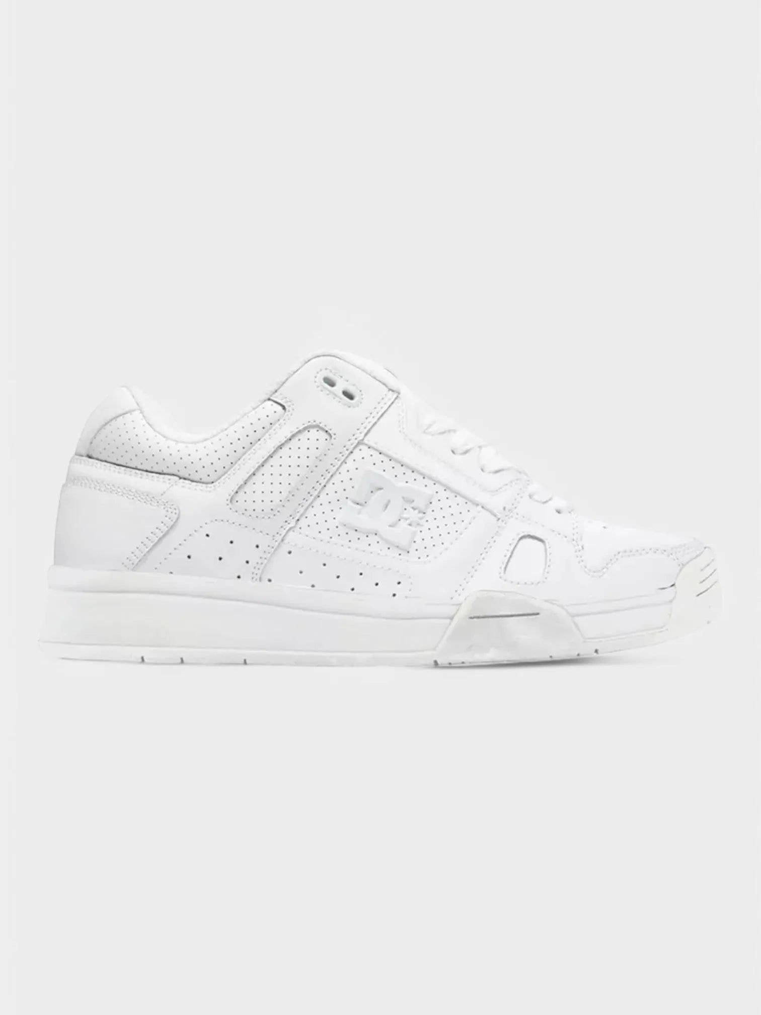 DC Stag Lite RS White Skate Shoes - Lightweight & Durable for Men & Women - Perfect for Skateboarding, Streetwear & Casual Wear
