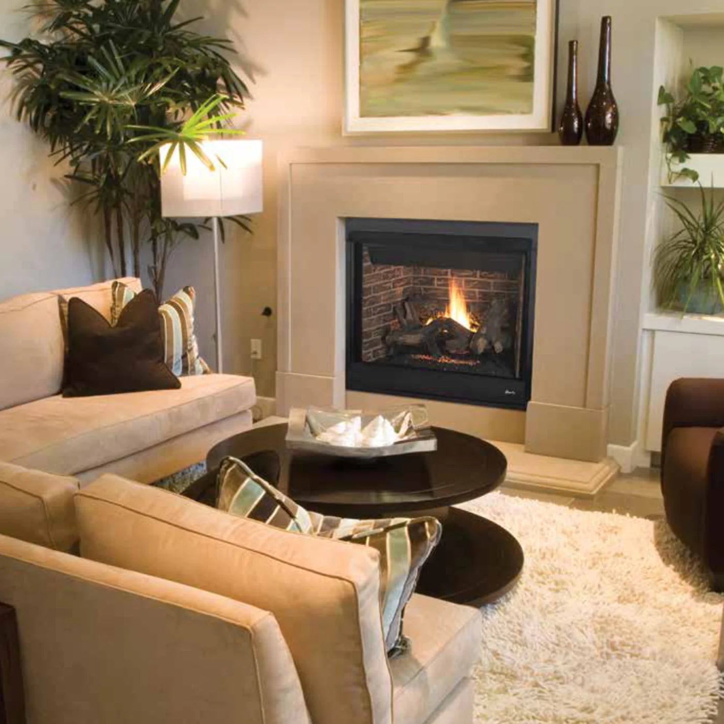 45 Inch Direct Vent Traditional Gas Fireplace - DRT4045 - Perfect for Living Rooms, Bedrooms & Outdoor Patios